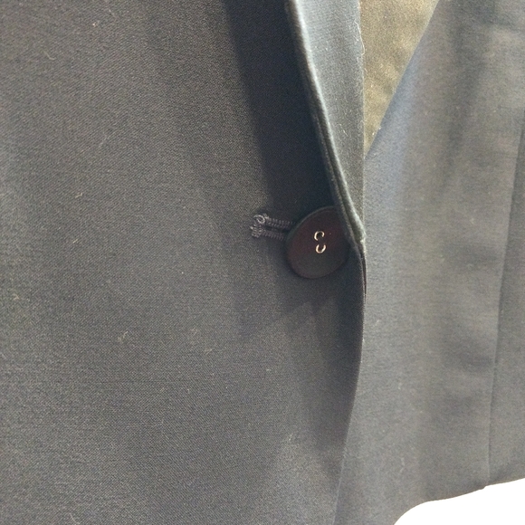 BCBGMaxazria women's black/navy blazer - Picture 6 of 7